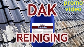 DAKREINIGING VIDEO  Dak schoonmaken reiniging van daken en biologisch Goedkoop en veilig [upl. by Wernick]