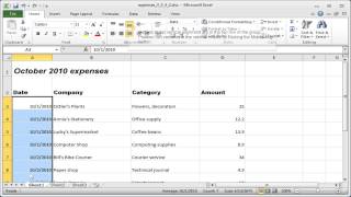 Excel Text Horizontal and vertical alignment [upl. by Ruhtra]