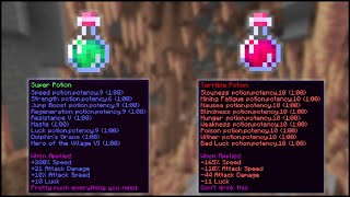 Minecraft  How To Get Custom Potions [upl. by Yecac]