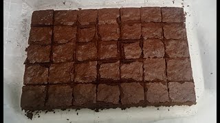 Making Frys Brownies  dense chocolatey Dutchprocessed cocoa brownies [upl. by Nahk858]