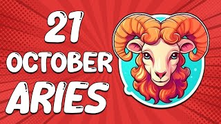 Todays Horosope  ARIES ♈ October 21 2024 ♈ horoscope for today [upl. by Minetta]