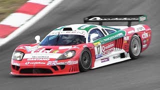 Saleen S7R GT1 racing at Nürburgring  70L V8 engine pure sound [upl. by Nalon]