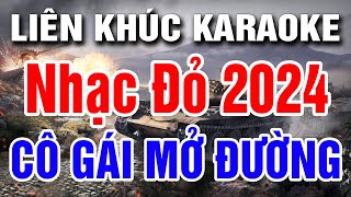 KARAOKE Liên Khúc Nhạc Cách Mạng  Nhạc Đỏ Còn Mãi Cực Hay  Karaoke Công Trình [upl. by Akemit]