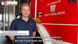 Feuerwehr Dinslaken Ausbildung zurzum Brandmeisterin [upl. by Goldy]