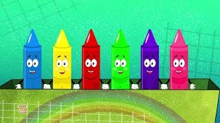 Crayons Color Song  Learn Color For Children  Kindergarten Nursery Rhyme Videos by Kids Baby Club [upl. by Belle]