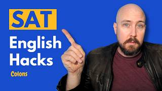 SAT English Hacks  Colons [upl. by Anaillil]