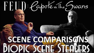 Feud Capote vs The Swans  scene comparisons [upl. by Nemraciram847]