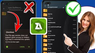 Zarchiver The Files app version does not support grant access to folders  Type of Root Access Fix [upl. by Aneehsak]