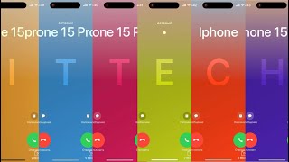 Screen Recording Incoming Call On IPhone 15 Pro Max [upl. by Derdlim]