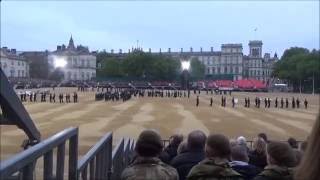 The Massed Bands and Bugles of the Rifles Sounding the Retreat part 1 [upl. by Suidaht19]