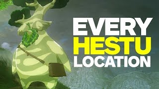 Zelda Breath of the Wild All Hestu Locations [upl. by Asirral]