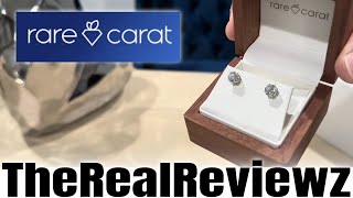 Rare Carat  Diamond Earrings Review [upl. by Ahcsatan170]