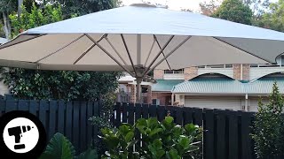 Umbrosa Paraflex umbrella installation [upl. by Okoyk]