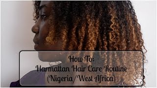 How To HarmattanDry SeasonWinter Hair Care Routine All Natural [upl. by Iatnohs]