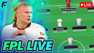 FPL GW22 DEADLINE STREAM  HAALAND NEWS [upl. by Minne]