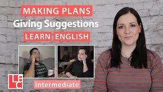 Making Plans and Giving Suggestions  Laurens English Corner  Learn English [upl. by Corley]