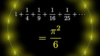 Why is pi here And why is it squared A geometric answer to the Basel problem [upl. by Matheson177]