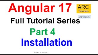 Angular 17 Tutorial 4  Installation  Angular 17 Tutorial For Beginners [upl. by Acirred]