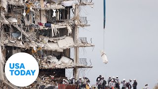 Officials provide an update on the collapsed condo in Surfside Florida  USA TODAY [upl. by Schlenger457]