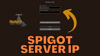 Minecraft Spigot Server IP Address [upl. by Arukas978]