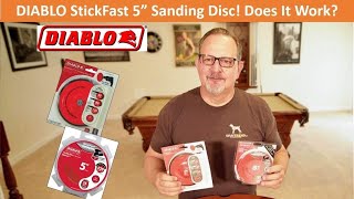 DIABLO Sanding Disc StickFast Kit amp 15 Disc Pack Review Stick Fasttoolshed diy [upl. by Surdna]