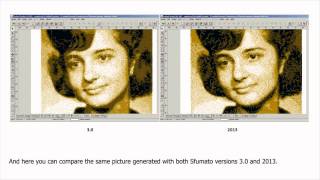 Comparison of Embird Sfumato Stitch version 2013 and version 30 [upl. by Snave]