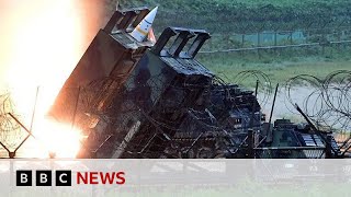 Russia says Ukraine fired USsupplied longrange missiles into country  BBC News [upl. by Markus]