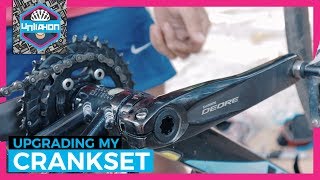 Palit Crankset  from 1x to 2x setup Octalink Alivio to Hollowtech Deore ft J Works [upl. by Otilopih]