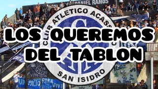 Hinchada de Acassuso  Los Quemeros Del Tablón [upl. by Joiner]