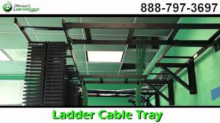 Ladder Cable Tray for Cat5e Cat6 Fiber Cable Management [upl. by Ellohcin917]