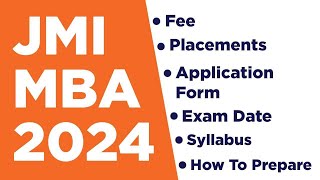 JMI MBA 2024  JMI APPLICATION FORM  EXAM DATE  SYLLABUS  FEE  PLACEMENT  PREVIOUS YEAR PAPER [upl. by Laughlin]