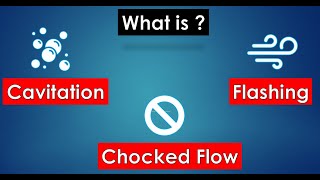 What is CAVITATION FLASHING and CHOCKED FLOW in Control Valve MOST SIMPLE EXPLANATION [upl. by Alya855]