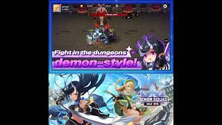 Demon Squad Idle RPG Demons assemble Dive into infinite action with your squad [upl. by Etteluap]