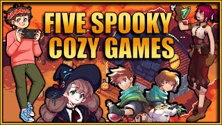 Top 5 Spooky Cozy Games to Play this Halloween [upl. by Nirrej]