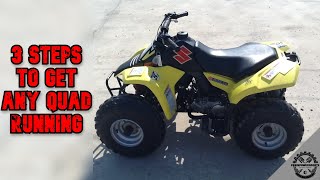 3 common reasons your Lt Suzuki quad will not start [upl. by Airdnua]