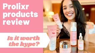 PROLIXR perfect skin all the products unboxing and review  skincare  ZEEL PARMAR [upl. by Brost513]