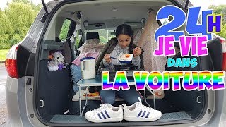 24H JE VIE DANS LA VOITURE CHALLENGE Melle Sabina [upl. by Carlina]