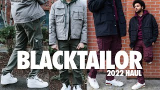 BLACKTAILOR CARGO PANTS HAUL 2022  2 OUTFITS How to Style [upl. by Reham]