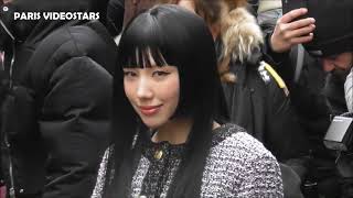 Riisa Naka 仲里依紗  Alice in Borderland   Paris Fashion Week 5 march 2023 show Palm Angels [upl. by Leterg]