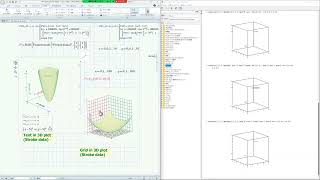 Mathcad Prime 8 with Maple2022 Plot30 Drawing Text to 3D plot [upl. by Edi495]