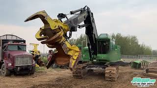 2012 John Deere 953K Feller Buncher 8961 JF [upl. by Einama]