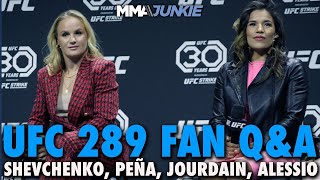 Julianna Peña Denies Faking Injury vs Amanda Nunes Valentina Shevchenko Talks Alexa Grasso Rematch [upl. by Orsola845]