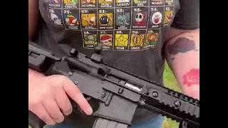 Crosman DPMS SBR Full Automatic Air Rifle [upl. by Aikar77]