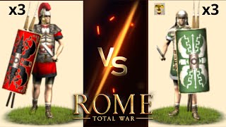 Can 3 Praetorian Cohorts Beat 3 Legionary First Cohorts in Rome Total War [upl. by Silda]