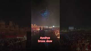 Ayodhya drone show droneshow deepotsav2024 [upl. by Jock]