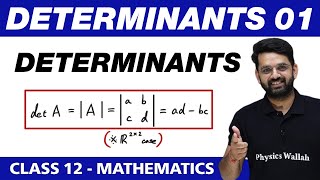 Determinants 01  Determinant  Class 12 NCERT [upl. by Yonina]