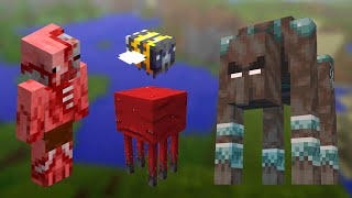 Minecraft  All Cancelled Mob Designs [upl. by Durst]