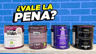 Comparando 4 tipos de pintura de Home Depot  No desperdicies tu dinero [upl. by Josie]