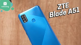 ZTE Blade A51  Unboxing en español [upl. by Nikolaos]