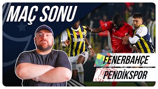 Fenerbahçe  Pendikspor  Maç Sonu Değerlendirmesi [upl. by Dodwell]